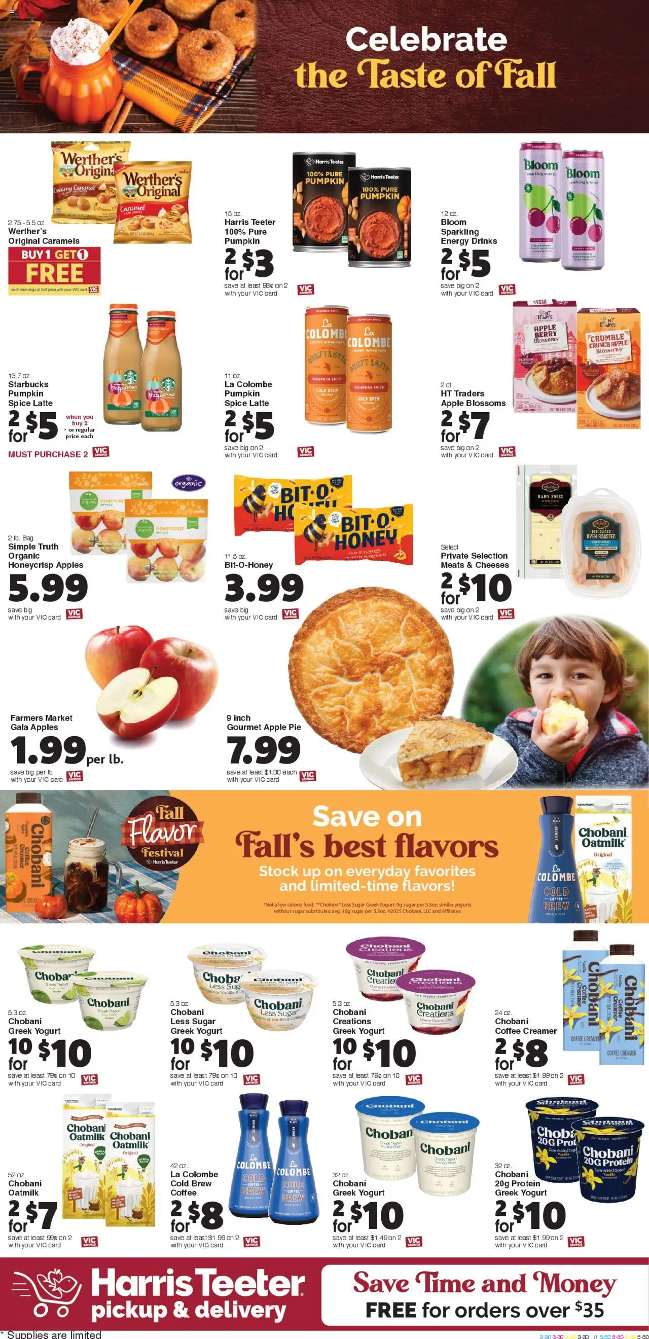 Harris Teeter Weekly Ad - valid from 15.10.2025 | Page: 9 | Products: Apples, Cream, Panties, Lime