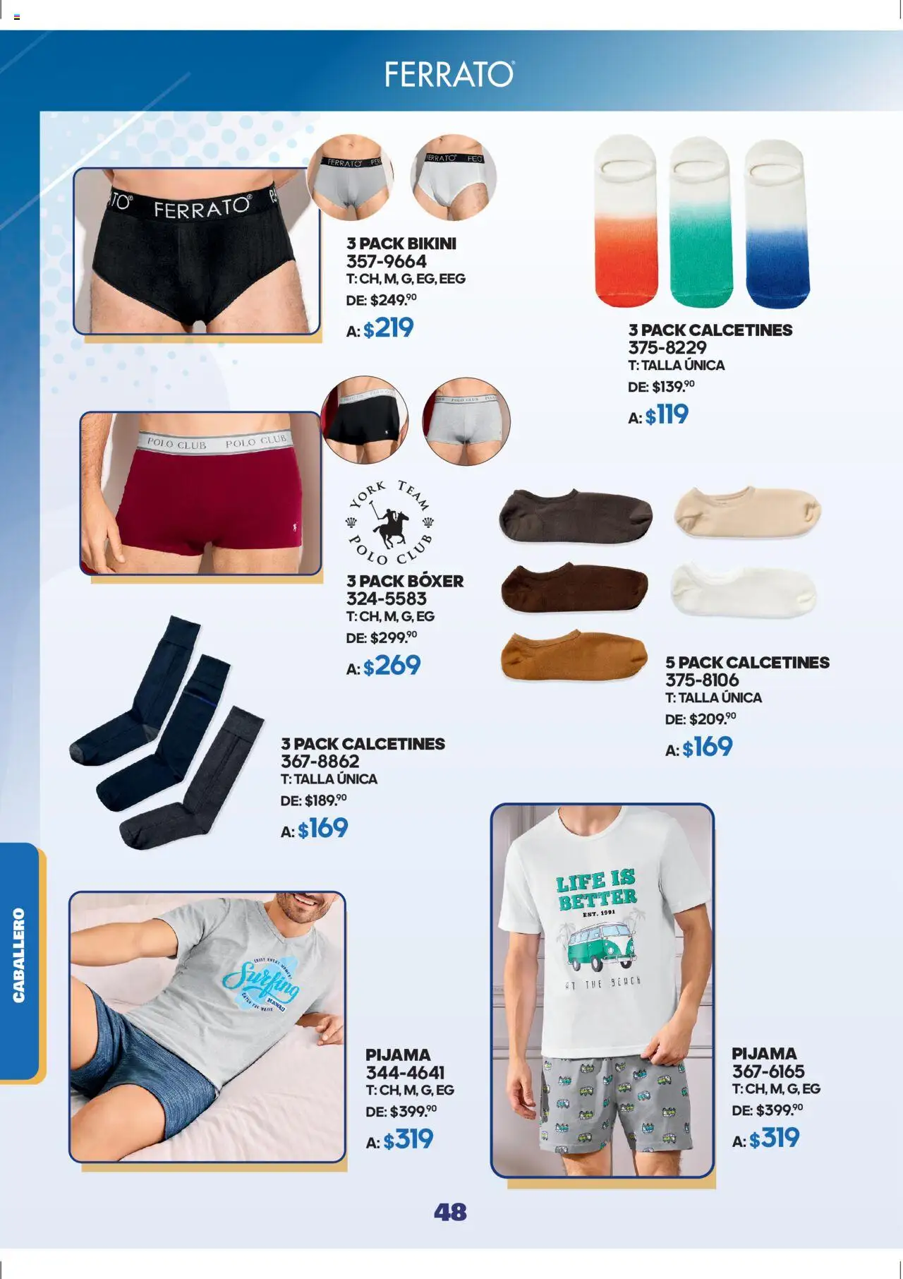 Nuevas ofertas de Andrea válidas en toda la República Mexicana desde el 28.09.2025. ¡Encuentra las mejores ofertas en Andrea - Catálogo Andrea Fest! | Página: 48 | Productos: Pijama, Bikini