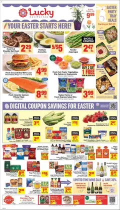 Preview of Lucky Supermarkets weekly ads valid from 01.04.2026