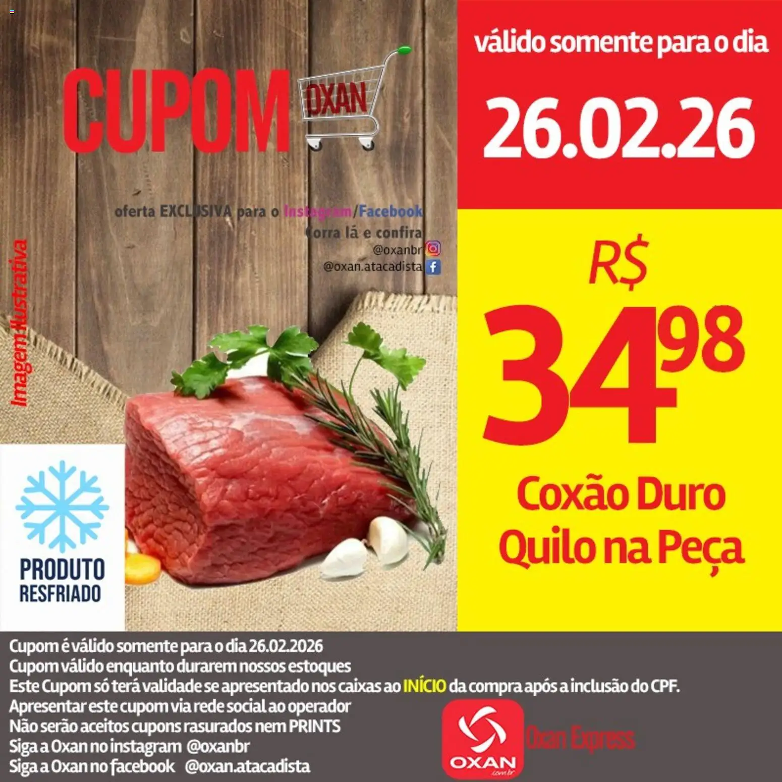 Oxan Atacadista Folheto - válido de 26.02.2026 | Página: 1