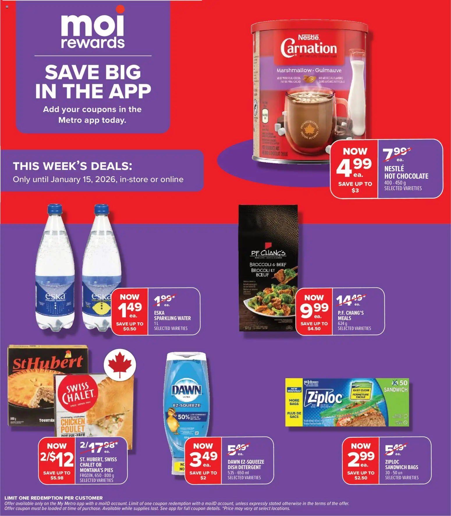 Metro flyer valid from 08.01.2026 | Page: 5 | Products: Beef, Detergent, Chocolate, Chicken