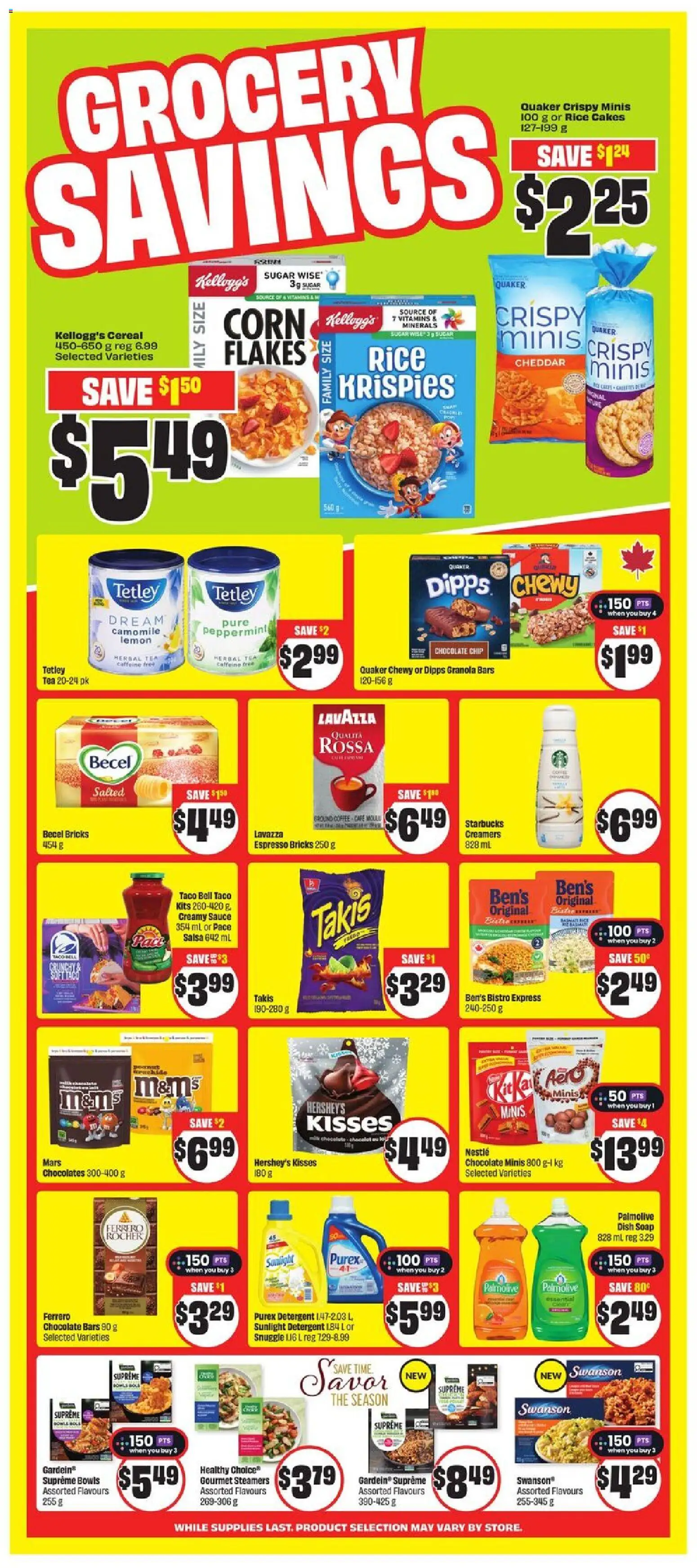 FreshCo flyer valid from 11.12.2025 | Page: 9 | Products: Rice, Soap, Detergent, Chocolate