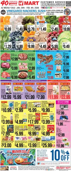 Preview of Hmart weekly ads valid from 29.01.2026