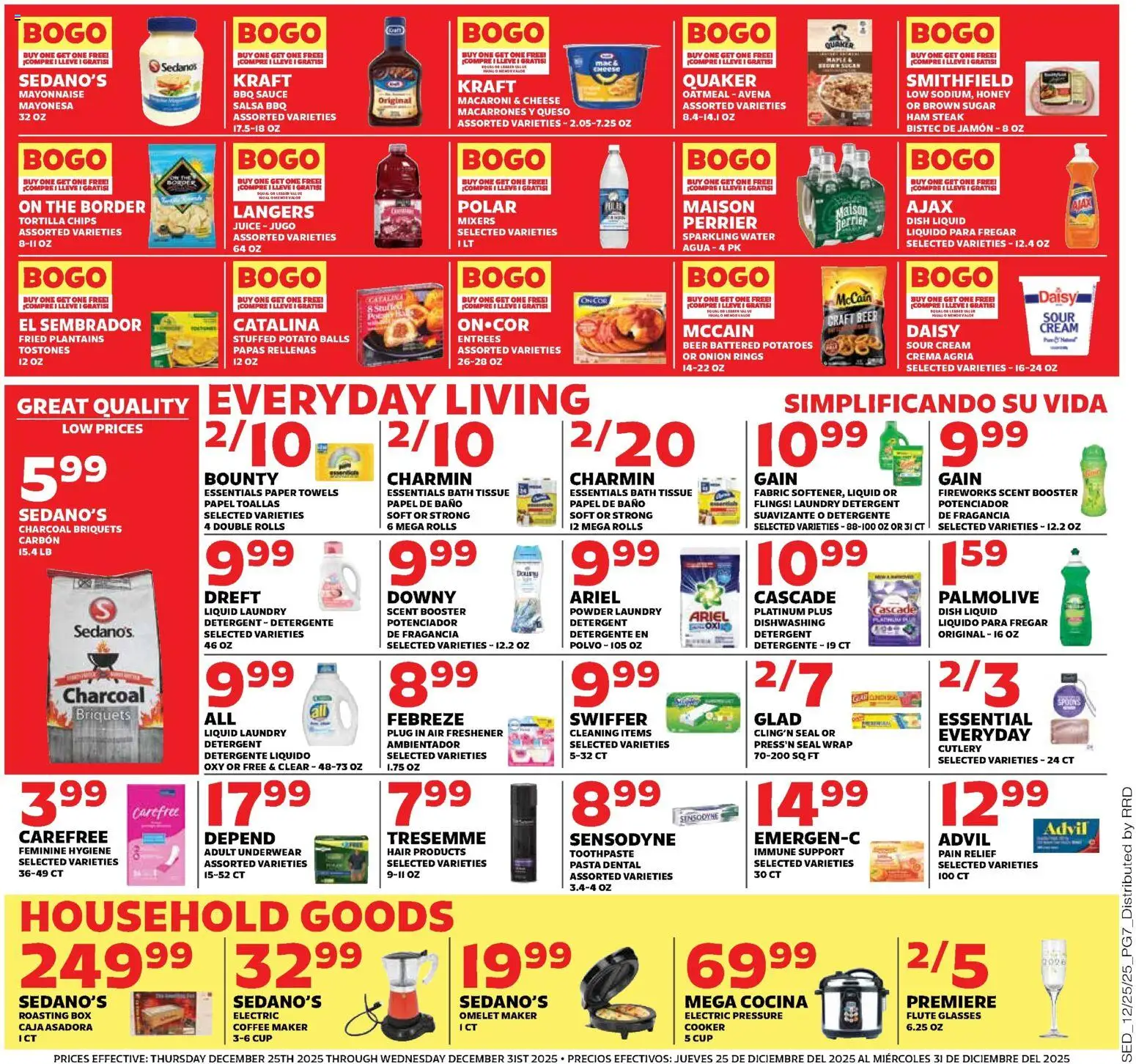 Sedano's Weekly Ad - valid from 25.12.2025 | Page: 7 | Products: Box, Ham, Juice, Toothpaste