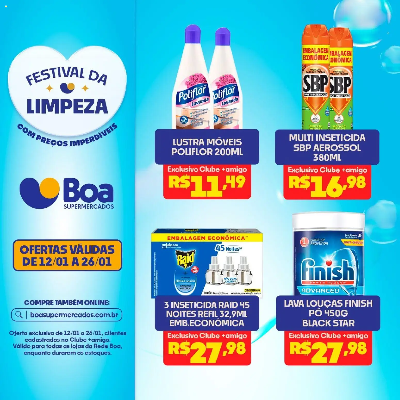 Boa Supermercados Folheto - válido de 12.01.2026 | Página: 9 | Produtos: Lustra móveis, Pó, Inseticida