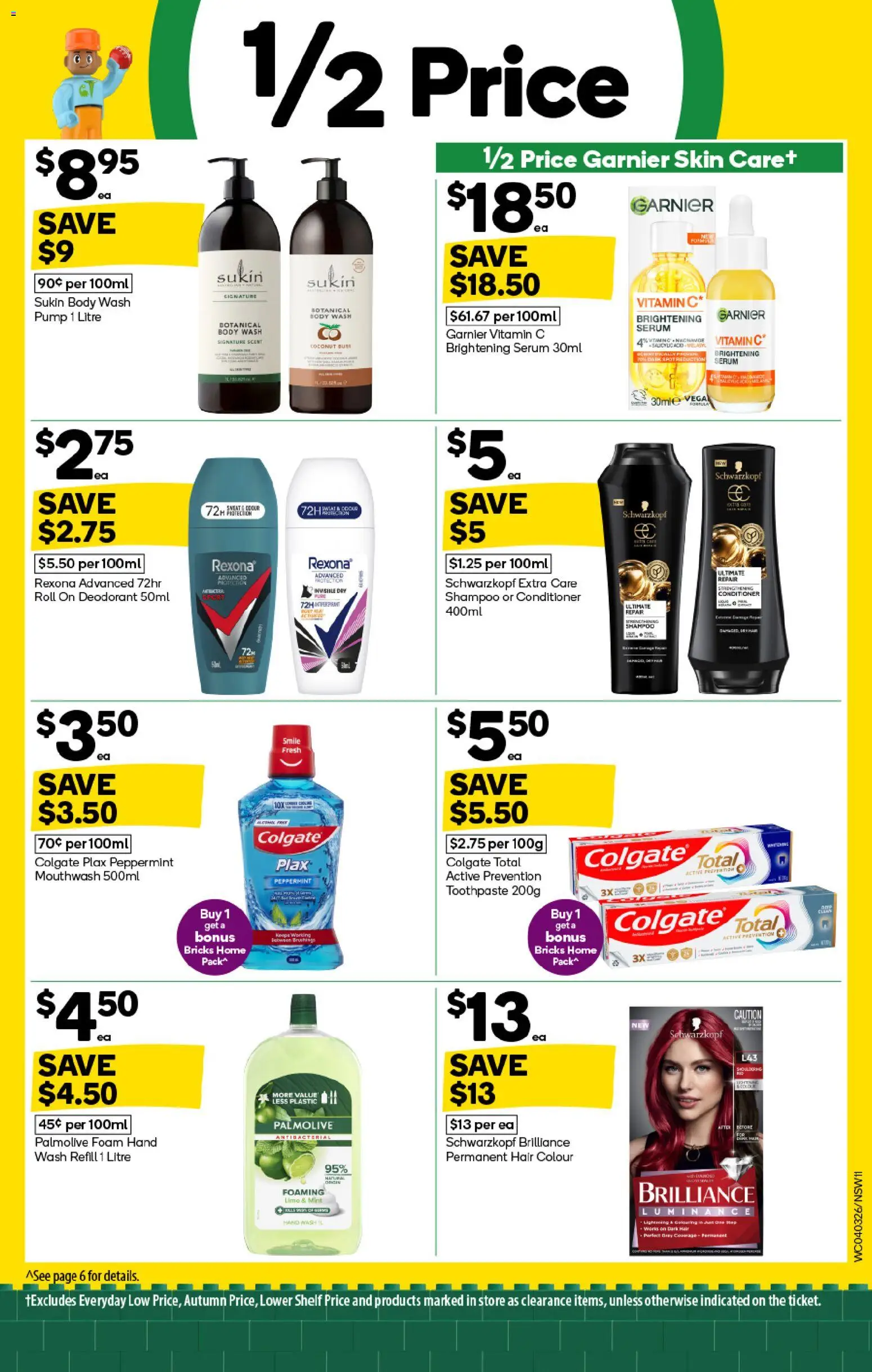 Woolworths catalogue - valid from 04.03.2026 | Page: 11 | Products: Shelf, Conditioner, Toothpaste, Hand wash