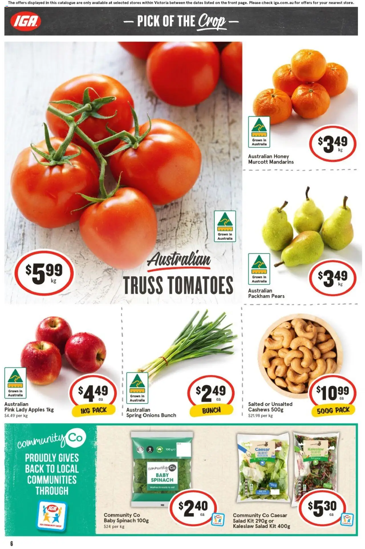 IGA catalogue - valid from 13.08.2025 | Page: 6 | Products: Milk, Cheese, Ham, Pastry