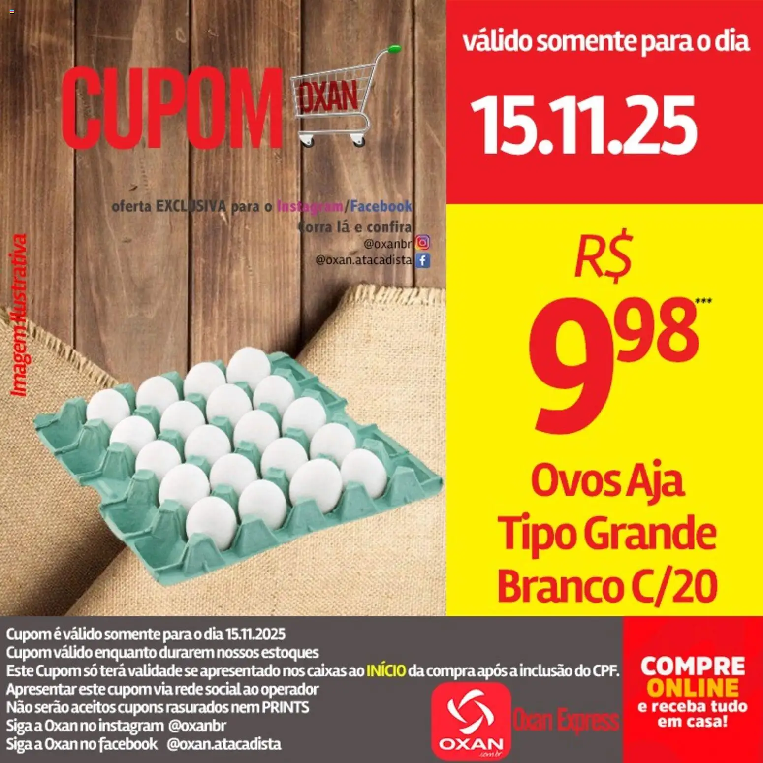 Oxan Atacadista Folheto - válido de 15.11.2025 | Página: 17 | Produtos: Ovos