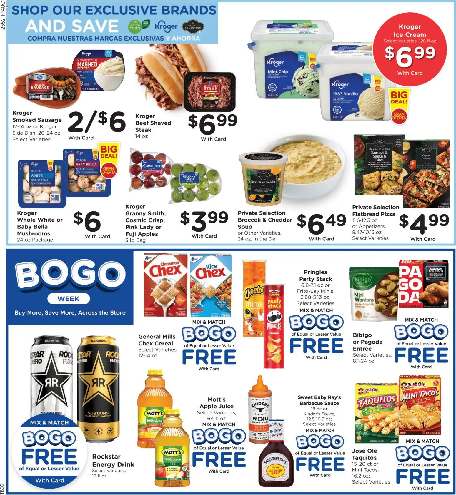 Fry's Food Weekly Ad - valid from 28.01.2026 | Page: 4 | Products: Spinach, Cheese, Beef, Bag