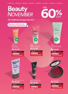 O Boticário Black Friday - Pré-Visualização do folheto da loja O Boticário, válido de 03.11.2025 | Página: 119 | Produtos: Blush, Base, Gel de limpeza