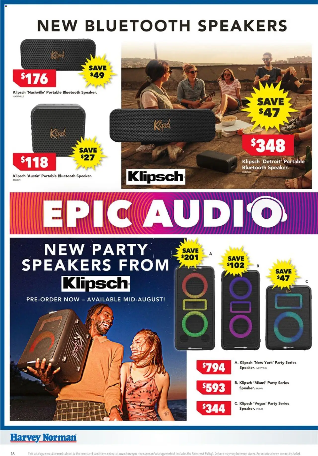 Harvey Norman catalogue - valid from 02.08.2025 | Page: 16 | Products: Accessories, Audio, Portable