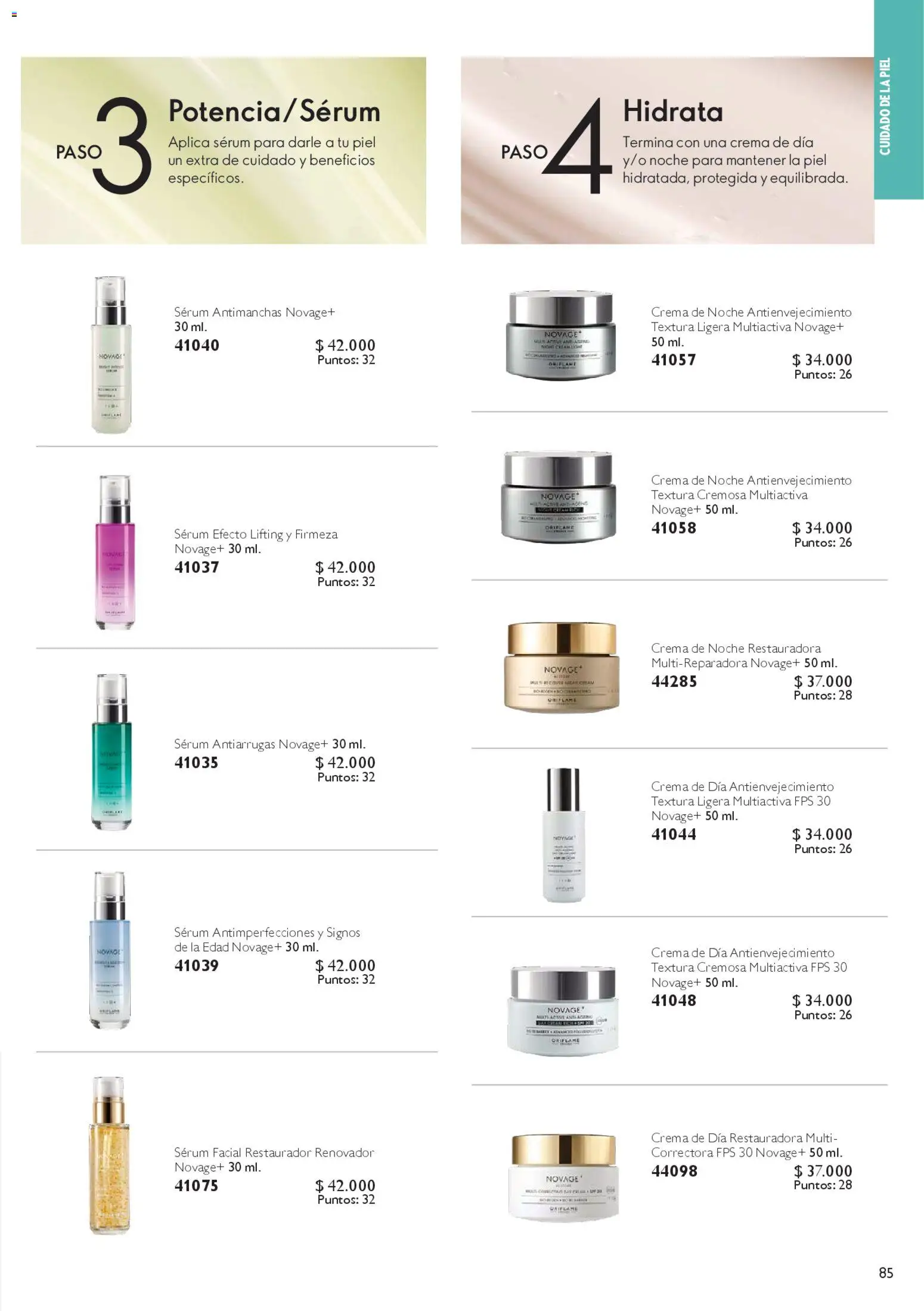 Oriflame ofertas  │ válido desde el 28.03.2026 | Página: 85 | Productos: Crema, Serum