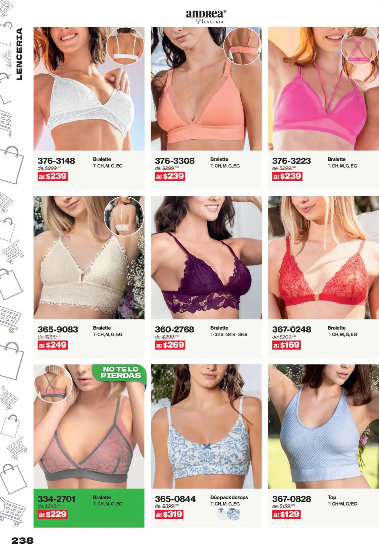 Nuevas ofertas de Andrea válidas en toda la República Mexicana desde el 10.08.2025. ¡Encuentra las mejores ofertas en Andrea - Catálogo Outlet! | Página: 238 | Productos: Lenceria, Té