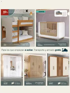 Muebles jamar - Folleto -  Vista previa de la revista de la tienda Muebles jamar valido desde el 30.09.2025 | Página: 11 | Productos: Cama, Cuna, Clóset, Colchoneta
