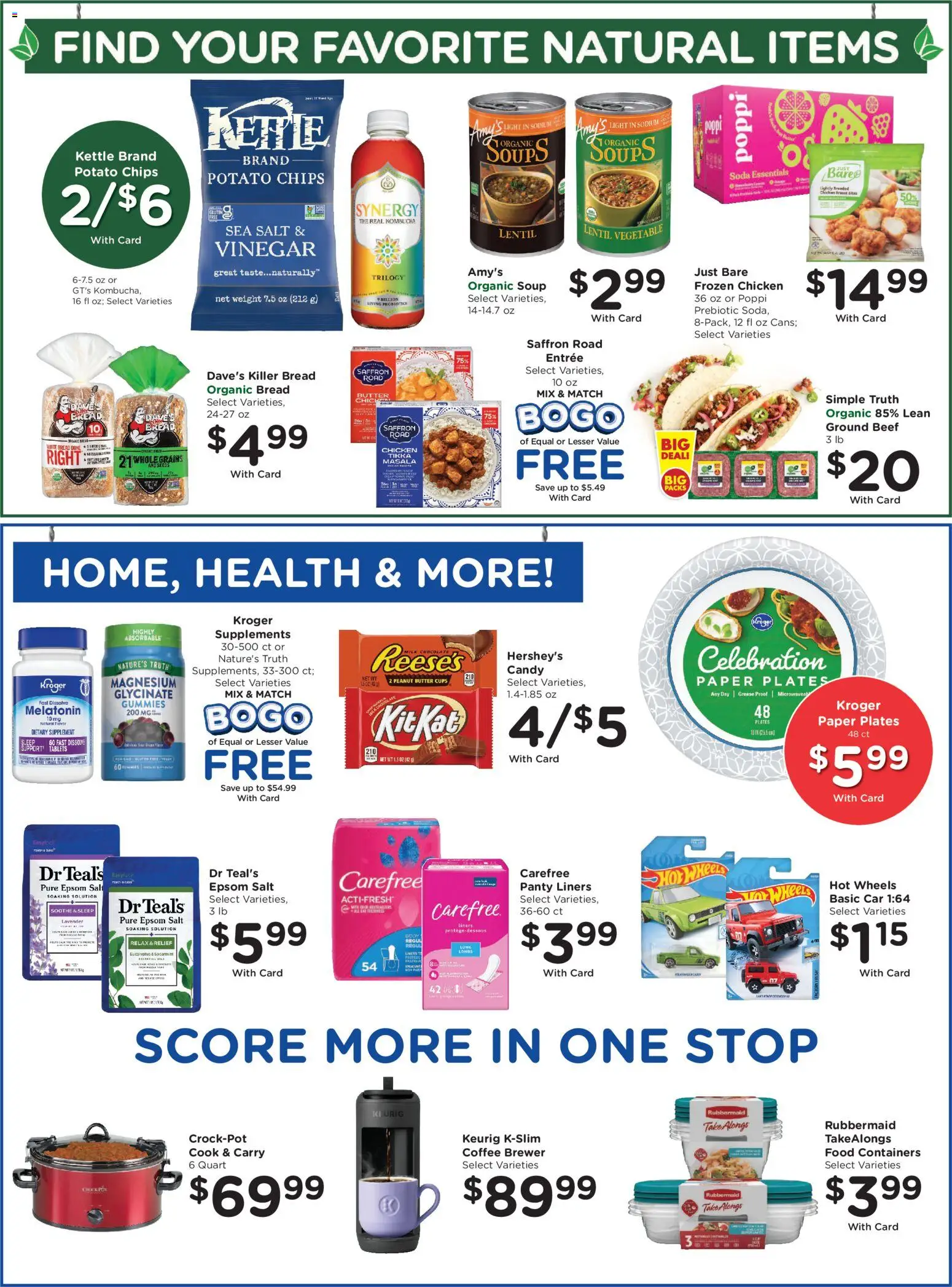Dillons Weekly Ad - KS - valid from 18.03.2026 | Page: 8 | Products: Vinegar, Epsom Salt, Salt, Kettle