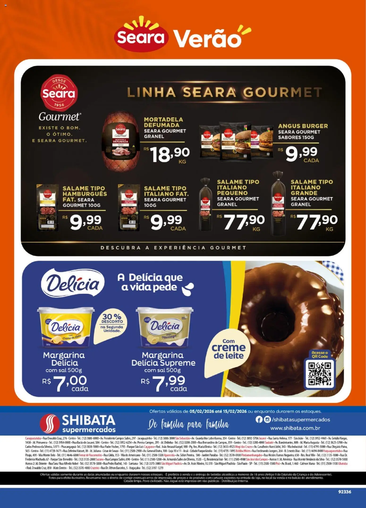 Shibata Folheto - válido de 05.02.2026 | Página: 2 | Produtos: Leite, Salame, Sal, Margarina