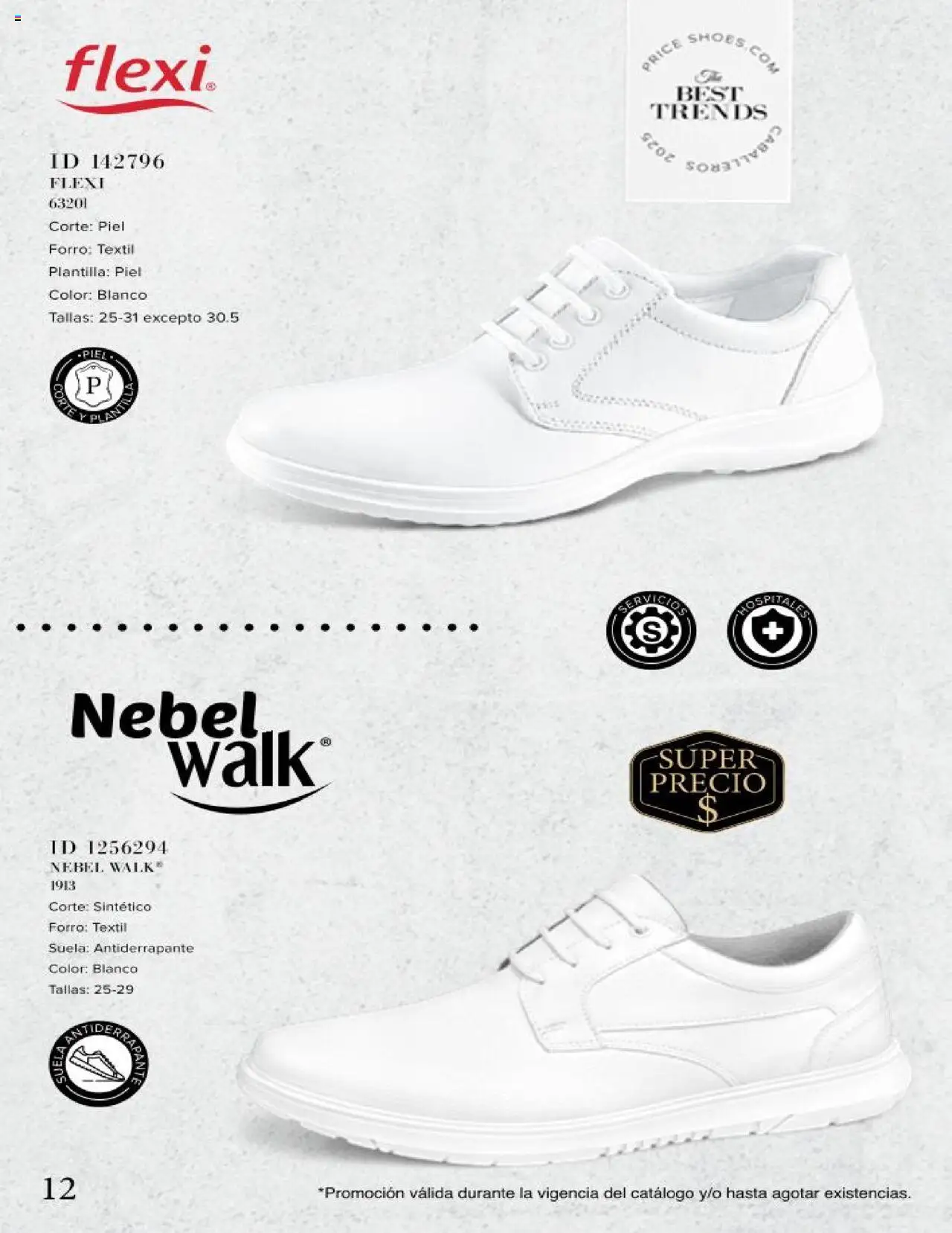 Nuevas ofertas de Price Shoes válidas en toda la República Mexicana desde el 03.07.2025. ¡Encuentra las mejores ofertas en Price Shoes catálogo Servicios! | Página: 12