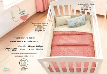 Vista previa de Colchas Concord catálogo Baby, nuevo folleto de la tienda, válido en México a partir del 01.05.2026 | Página: 7 | Productos: Cama, Body, Cuna