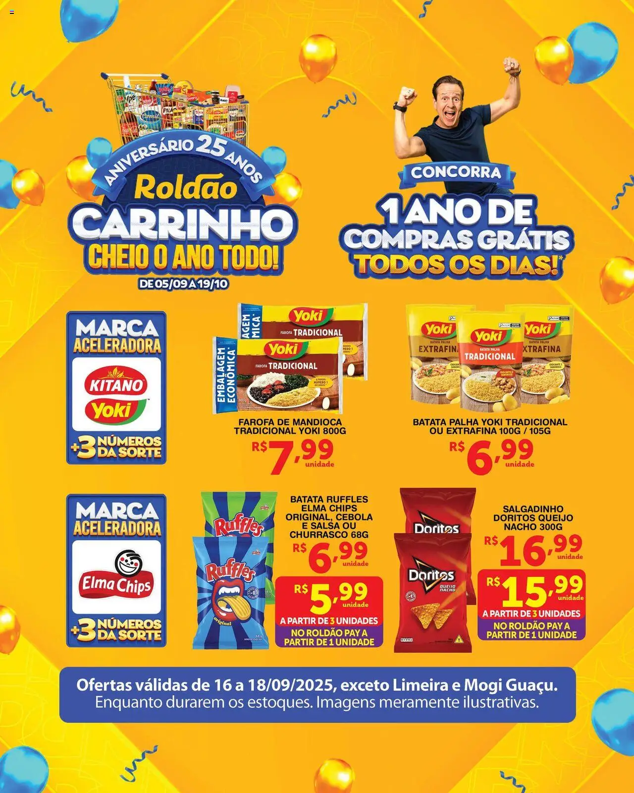 Roldão Folheto - válido de 16.09.2025 | Página: 5 | Produtos: Mandioca, Queijo, Carrinho, Batata