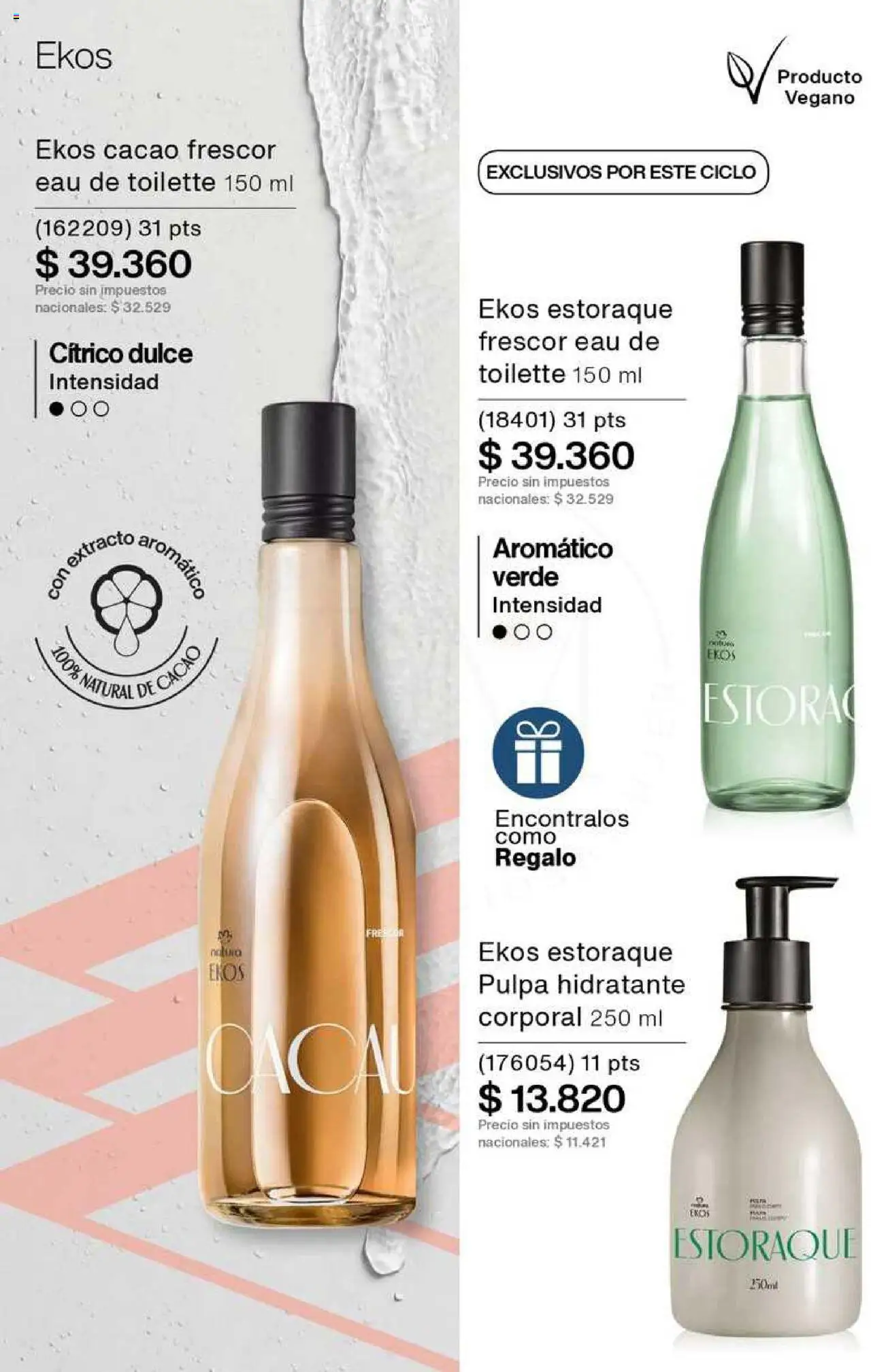 Catálogo Natura Ciclo 8 │ válido desde el 03.06.2025 | Página: 75 | Productos: Eau de toilette, Cacao
