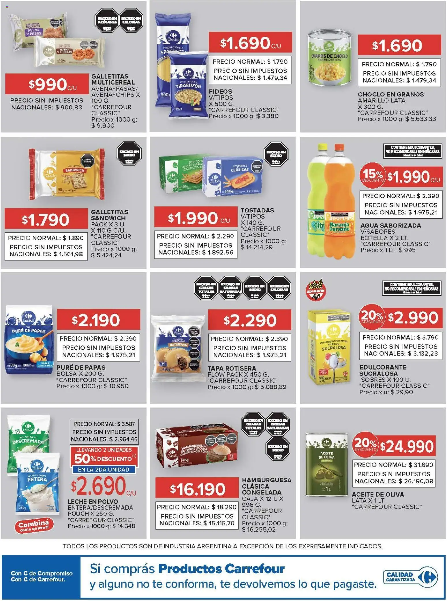 Carrefour Market catálogo │ válido desde el 15.04.2026 | Página: 9 | Productos: Mesa, Caja, Té, Fideos