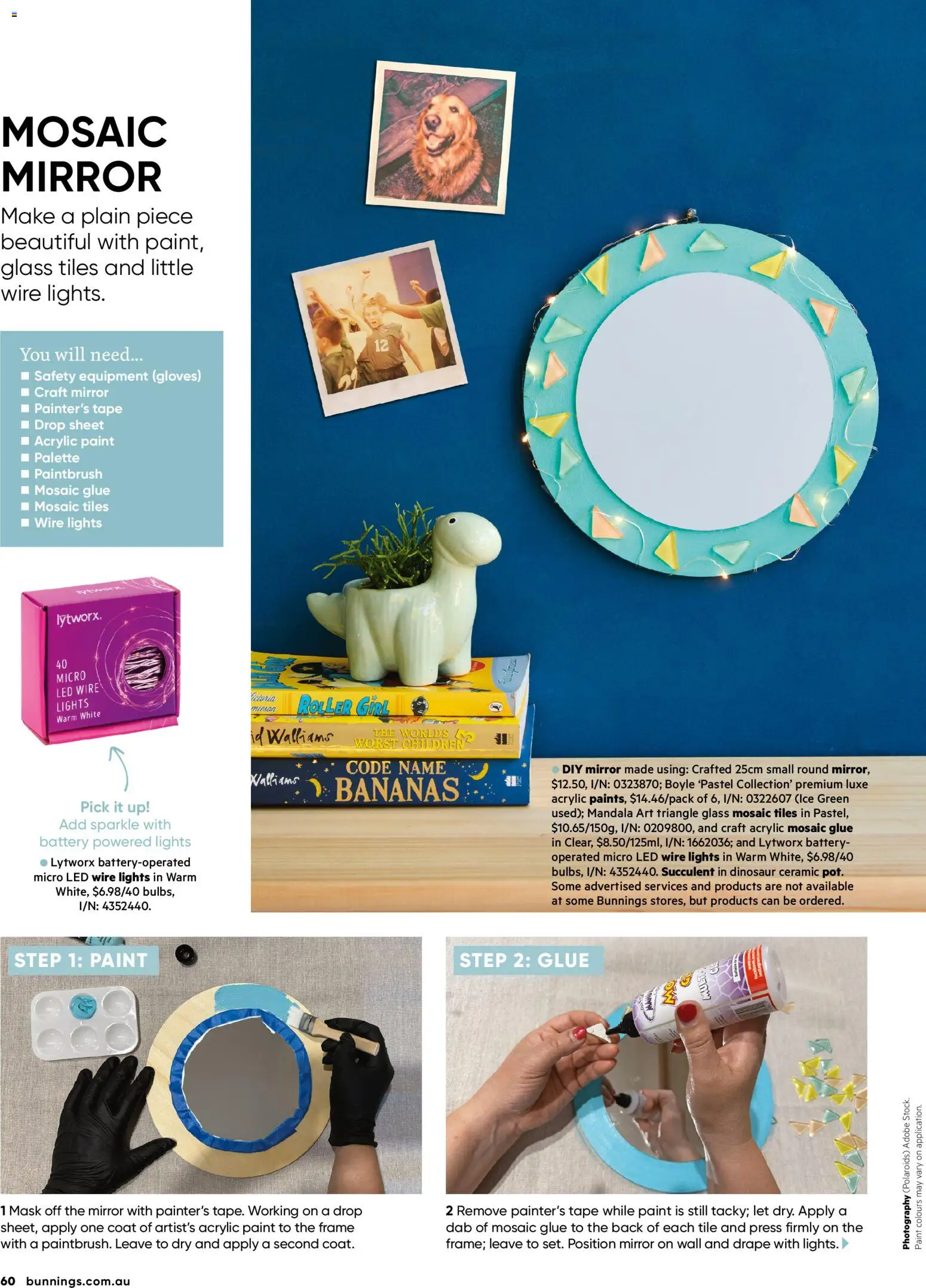 Bunnings Warehouse catalogue - valid from 01.02.2026 | Page: 60 | Products: Mask, Bananas, Gloves, Press