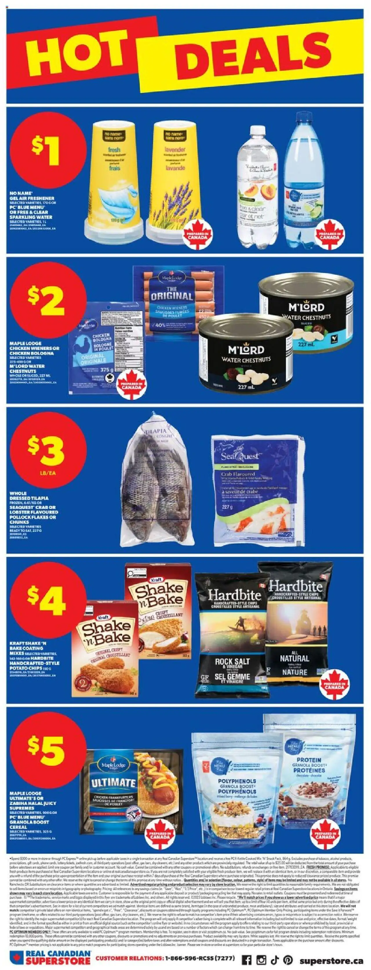 Real Canadian Superstore flyer valid from 16.10.2025 | Page: 18 | Products: Chips, Flakes, PC, Kettle