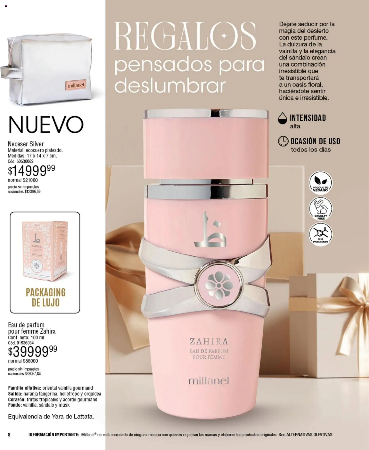 Millanel - Catálogo │ válido desde el 08.12.2025 | Página: 8 | Productos: Neceser, Té