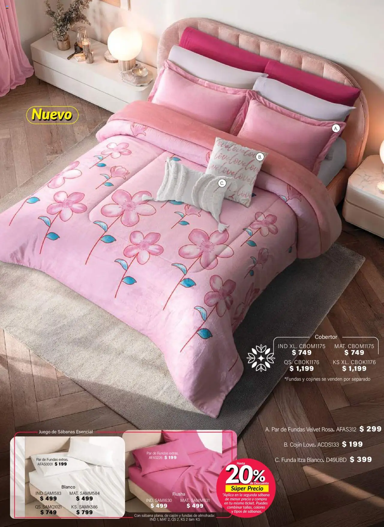 Nuevas ofertas de Colchas Concord válidas en toda la República Mexicana desde el 01.08.2025. ¡Encuentra las mejores ofertas en Colchas Concord - Catálogo! | Página: 752 | Productos: Cobertor, Funda, Almohada, Sabanas