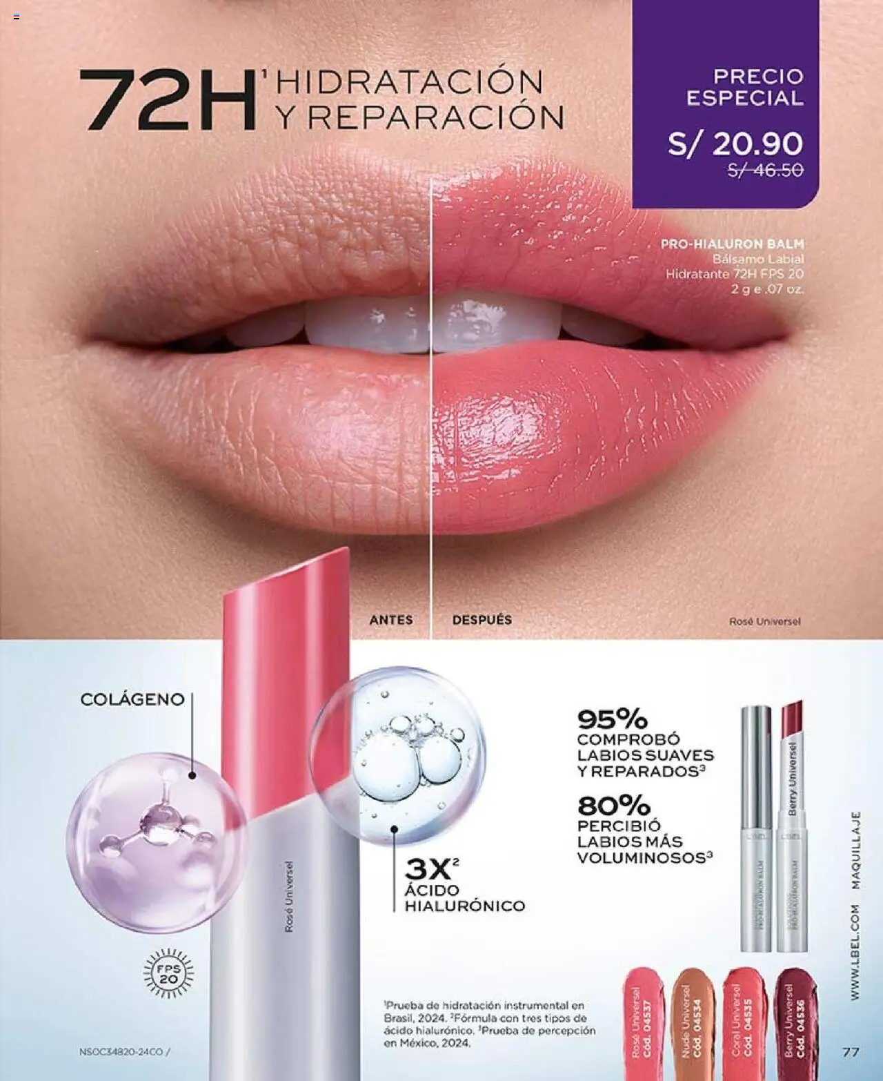 Catálogo L'Bel válido desde 29.07.2025 | Página: 77 | Productos: Maquillaje