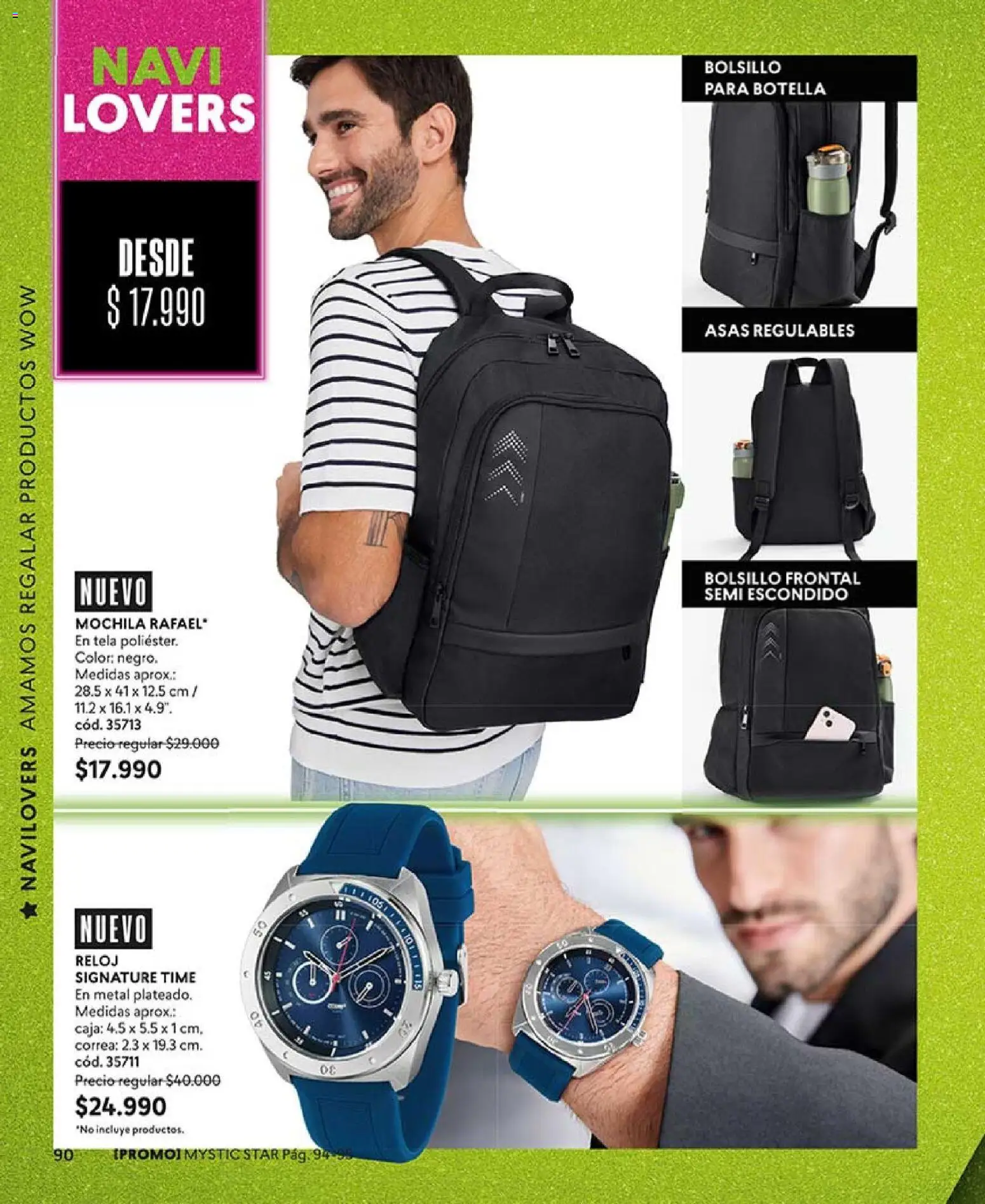 Catálogo CyZone Campaña 18 │ válido desde el 01.12.2025 | Página: 102 | Productos: Caja, Botella, Mochila, Reloj