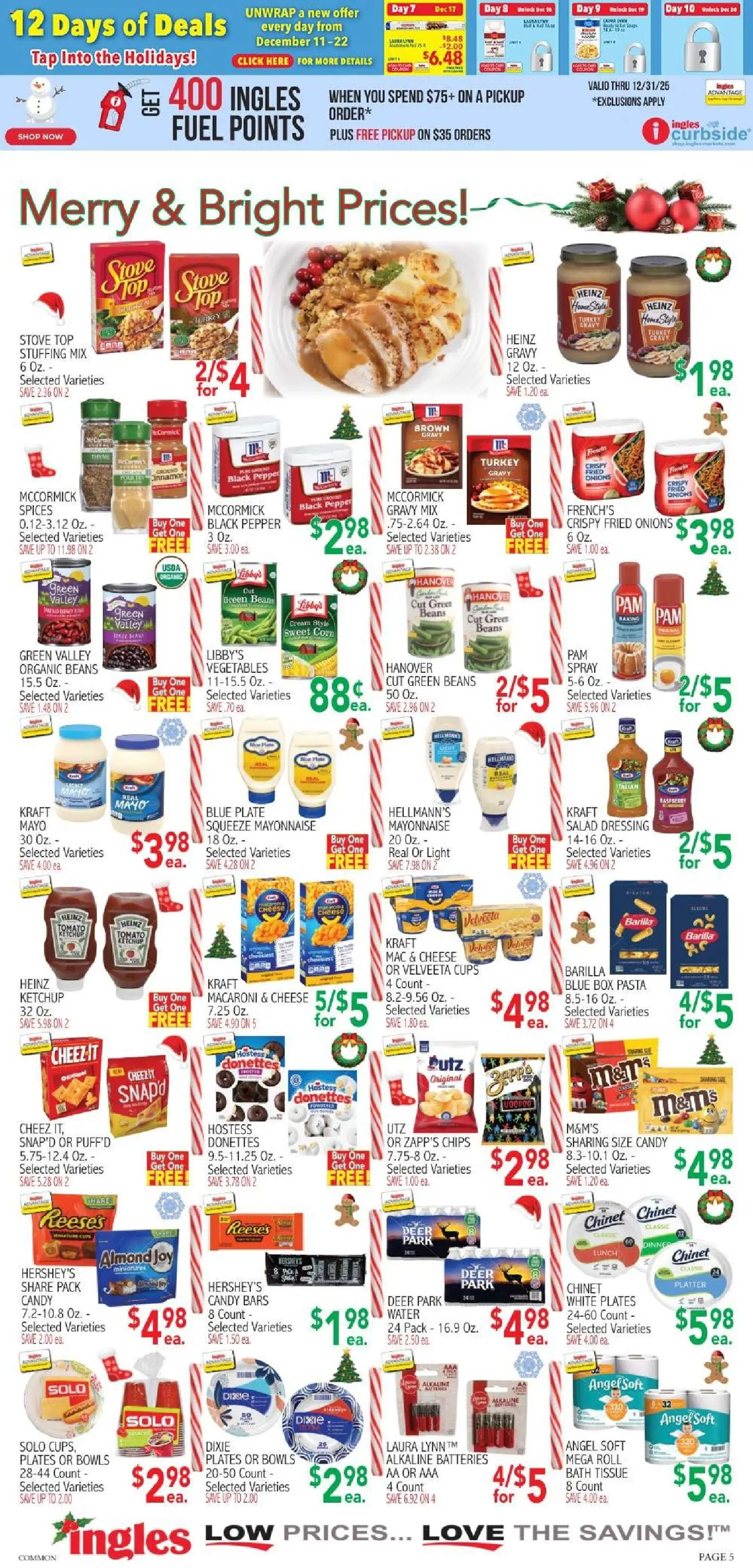 Ingles Weekly Ad - valid from 17.12.2025 | Page: 5 | Products: Beer, Pasta, Chips, Water