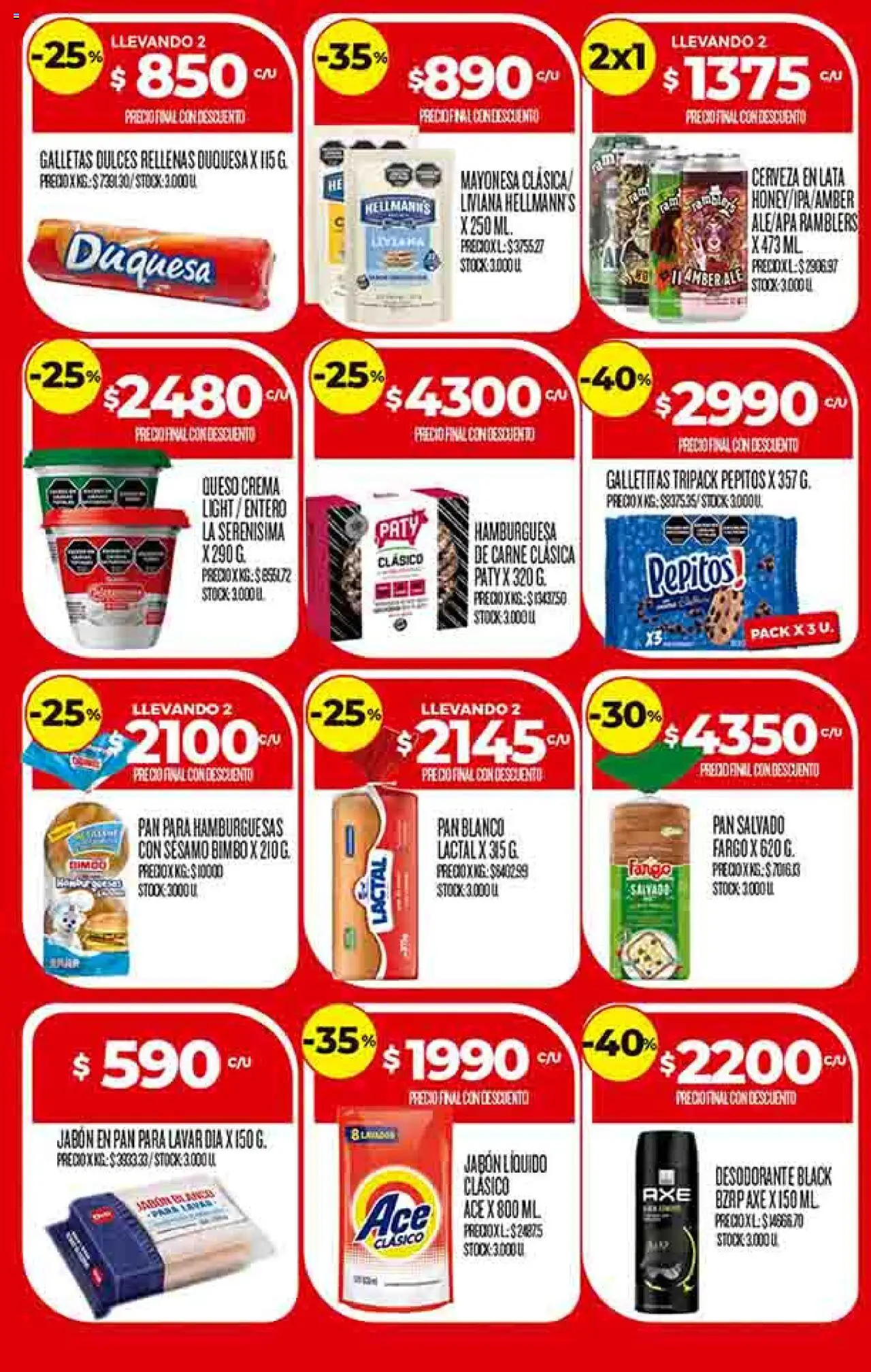 Supermercado DIA Ofertas │ válido desde el 13.08.2025 | Página: 3 | Productos: Queso crema, Desodorante, Queso, Galletas