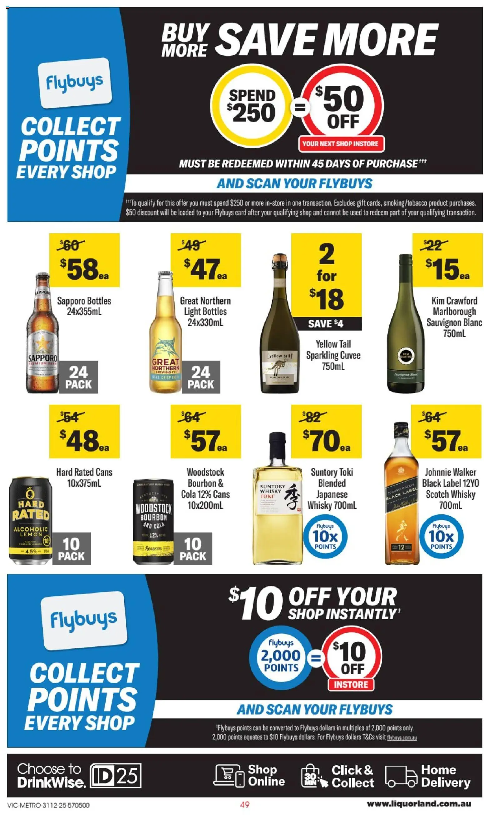 Liquorland catalogue - valid from 31.12.2025 | Page: 2 | Products: Light, Bourbon, Lemon, Scotch