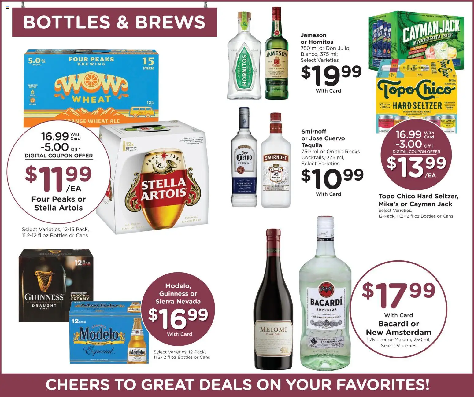 Fry's Food Black Friday - valid from 05.11.2025 | Page: 13 | Products: Whiskey, Water, Lime, Rod