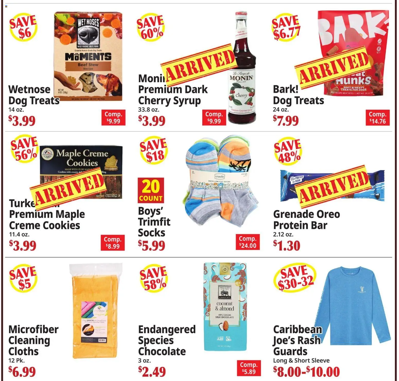 Ocean State Job Lot Ad - valid from 16.04.2026 | Page: 4 | Products: Dog Treats, Milk, Chocolate, Beef