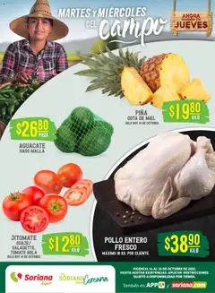Vista previa de Soriana - Martes y Miércoles del Campo Súper: Tijuana, Mexicali, Ensenada, San Luis Río Colorado y Tecate, nuevo folleto de la tienda, válido en México a partir del 14.10.2025