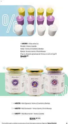 Vista previa de Home Interiors catálogo Magia de las Velas , nuevo folleto de la tienda, válido en México a partir del 31.03.2025 | Página: 25 | Productos: Vela