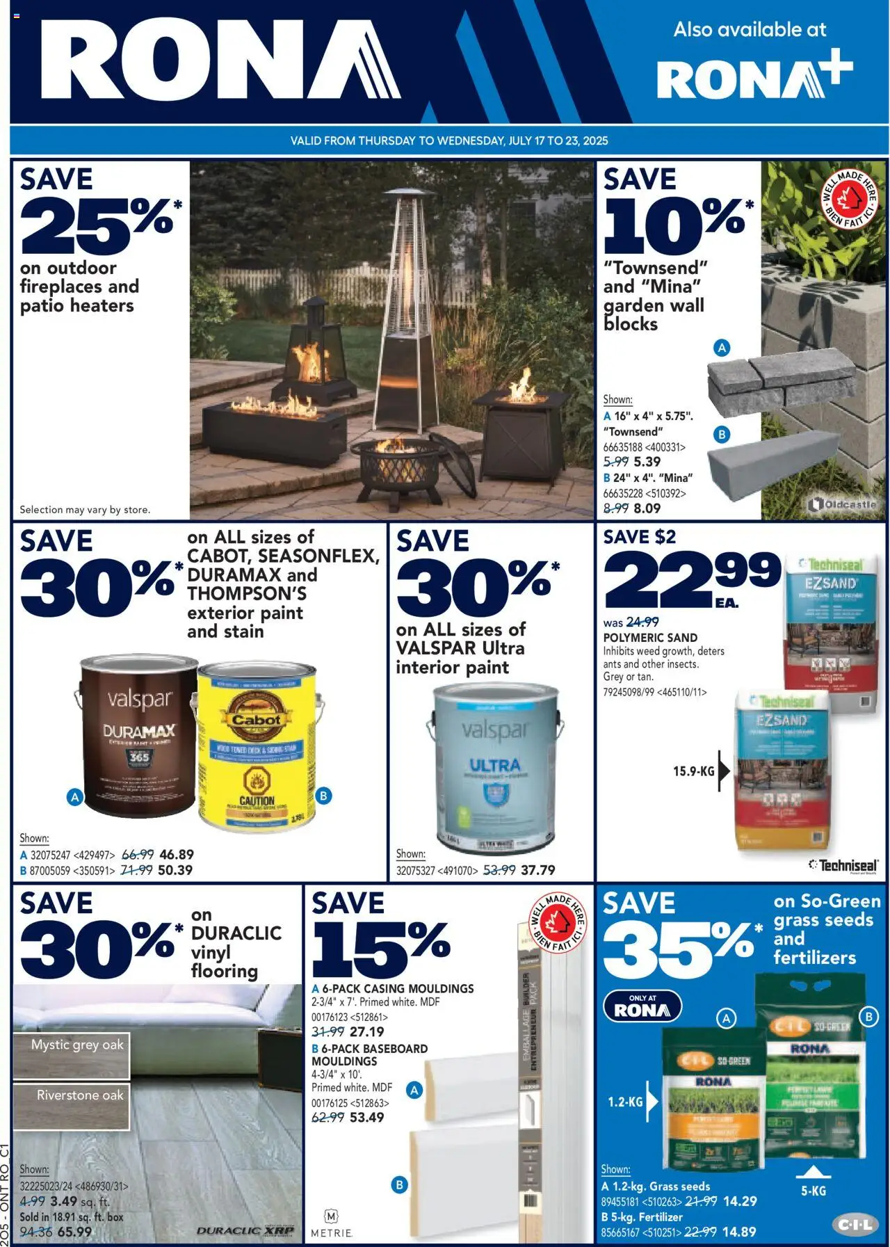 Rona flyer valid from 17.07.2025 | Page: 1 | Products: Box