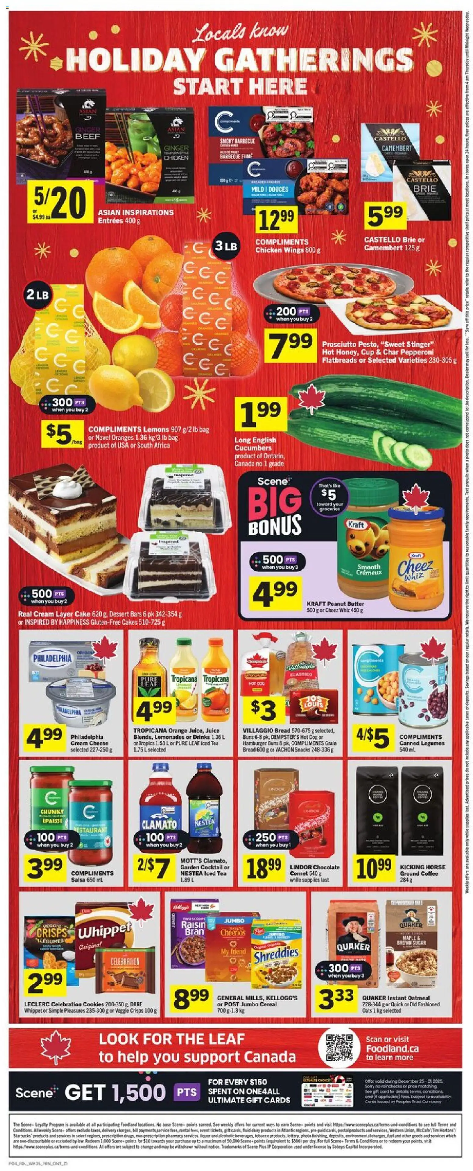 Foodland flyer valid from 25.12.2025 | Page: 2 | Products: Tea, Beef, Shelf, Cheese
