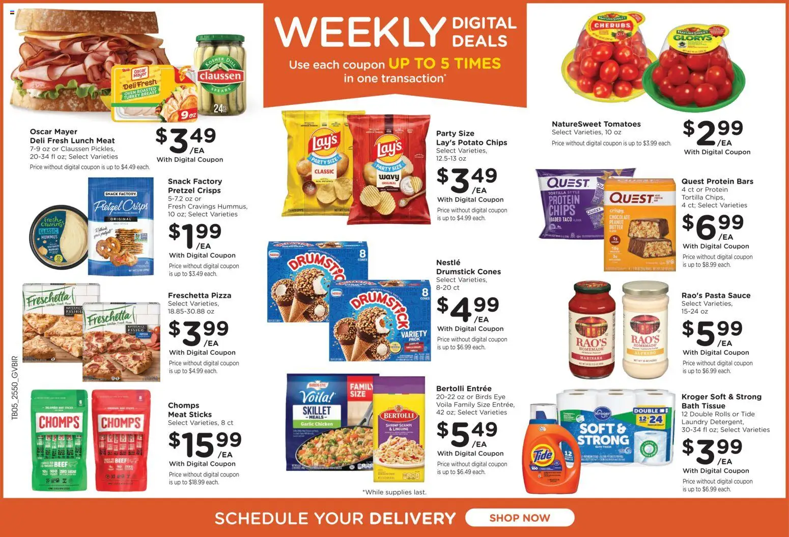 Kroger Ad - valid from 14.01.2026 | Page: 2 | Products: Beef, Sauce, Garlic, Oven
