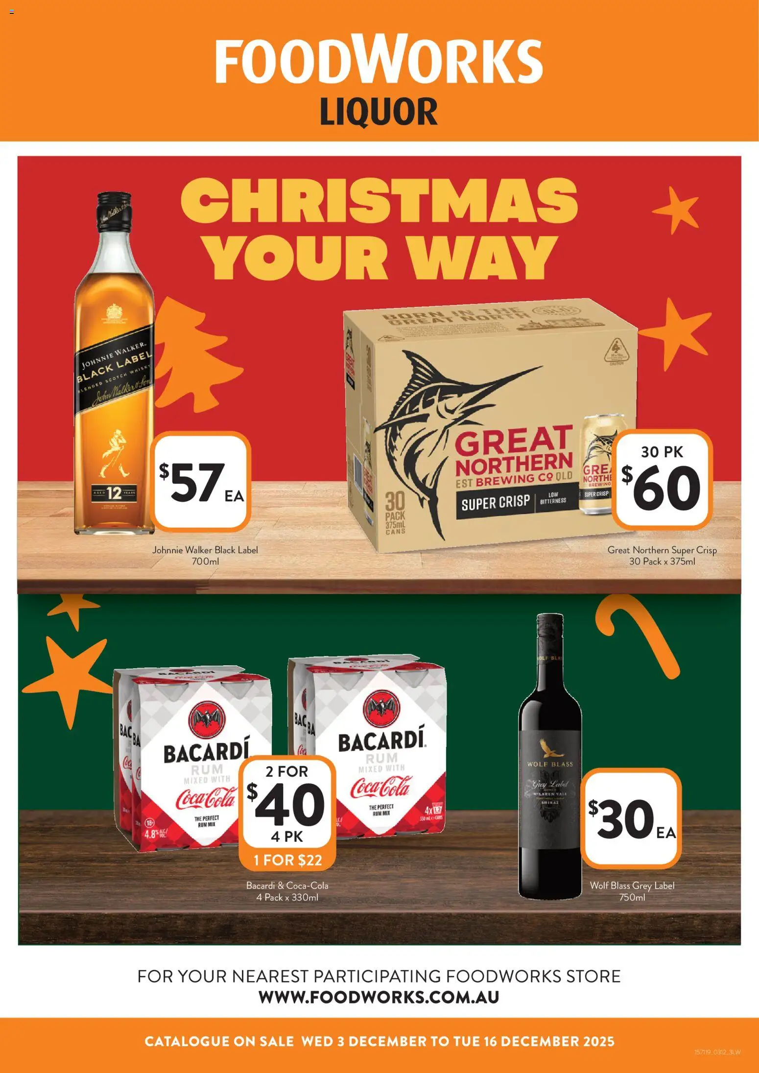 Foodworks catalogue - valid from 03.12.2025 | Page: 1 | Products: Rum, Scotch