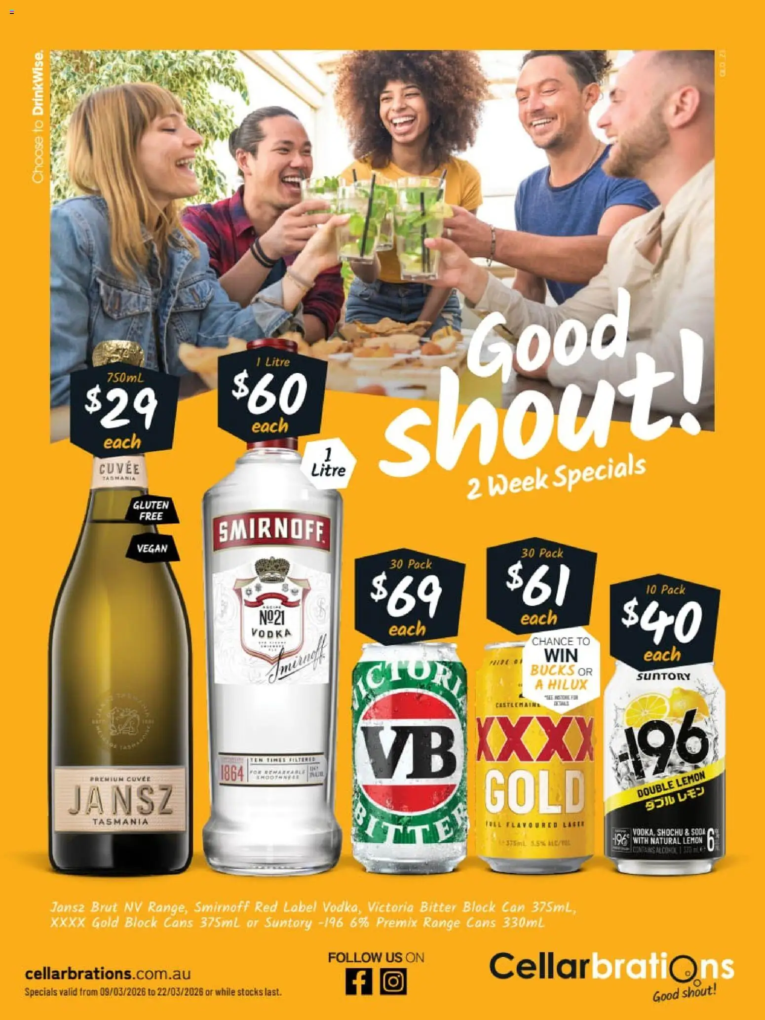 Cellarbrations catalogue - valid from 09.03.2026 | Page: 1 | Products: Vodka, Lemon