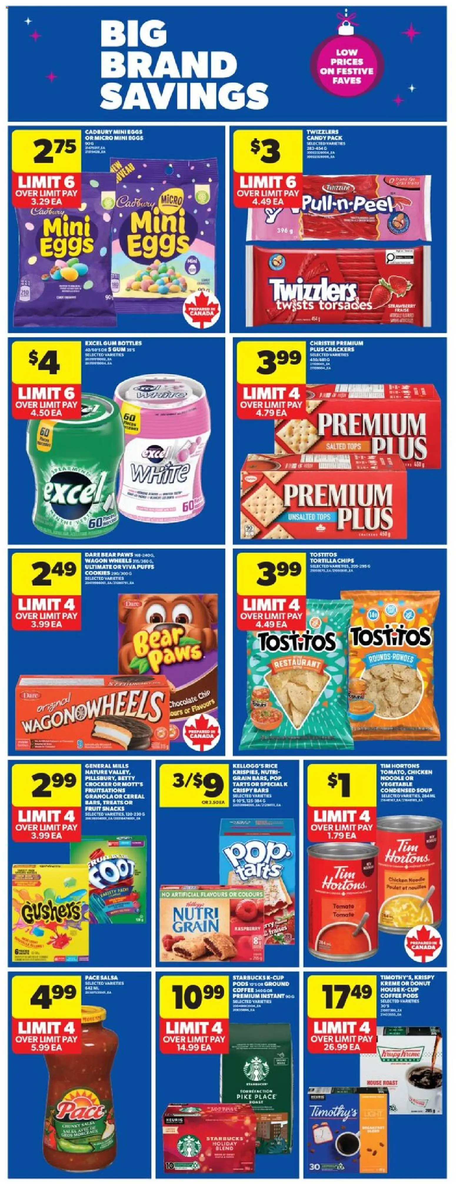 Real Canadian Superstore flyer valid from 27.11.2025 | Page: 22 | Products: Chips, Cookies, Eggs, Chocolate