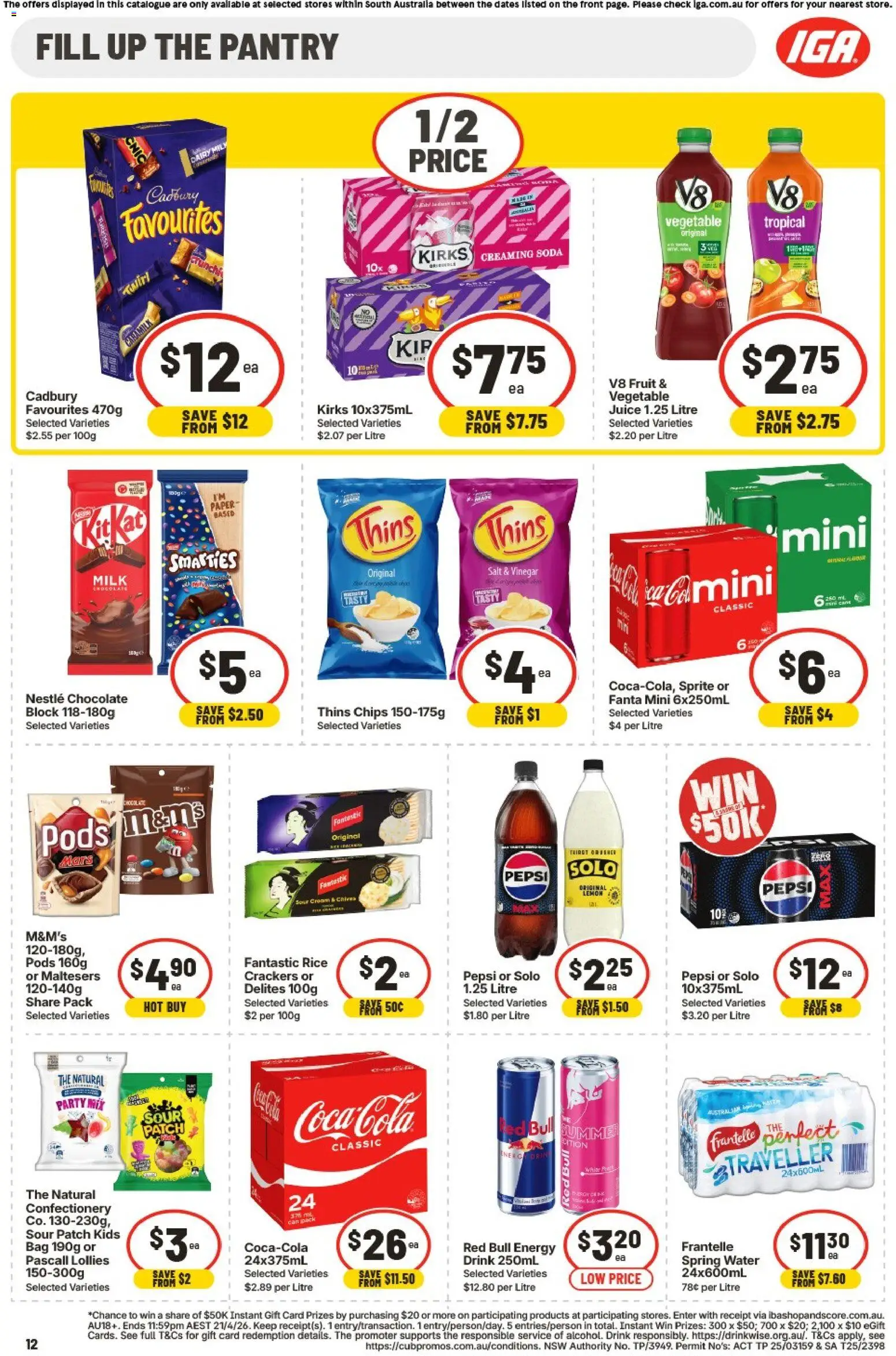IGA catalogue - valid from 15.04.2026 | Page: 8 | Products: Dairy, Chocolate, Rice, Vinegar