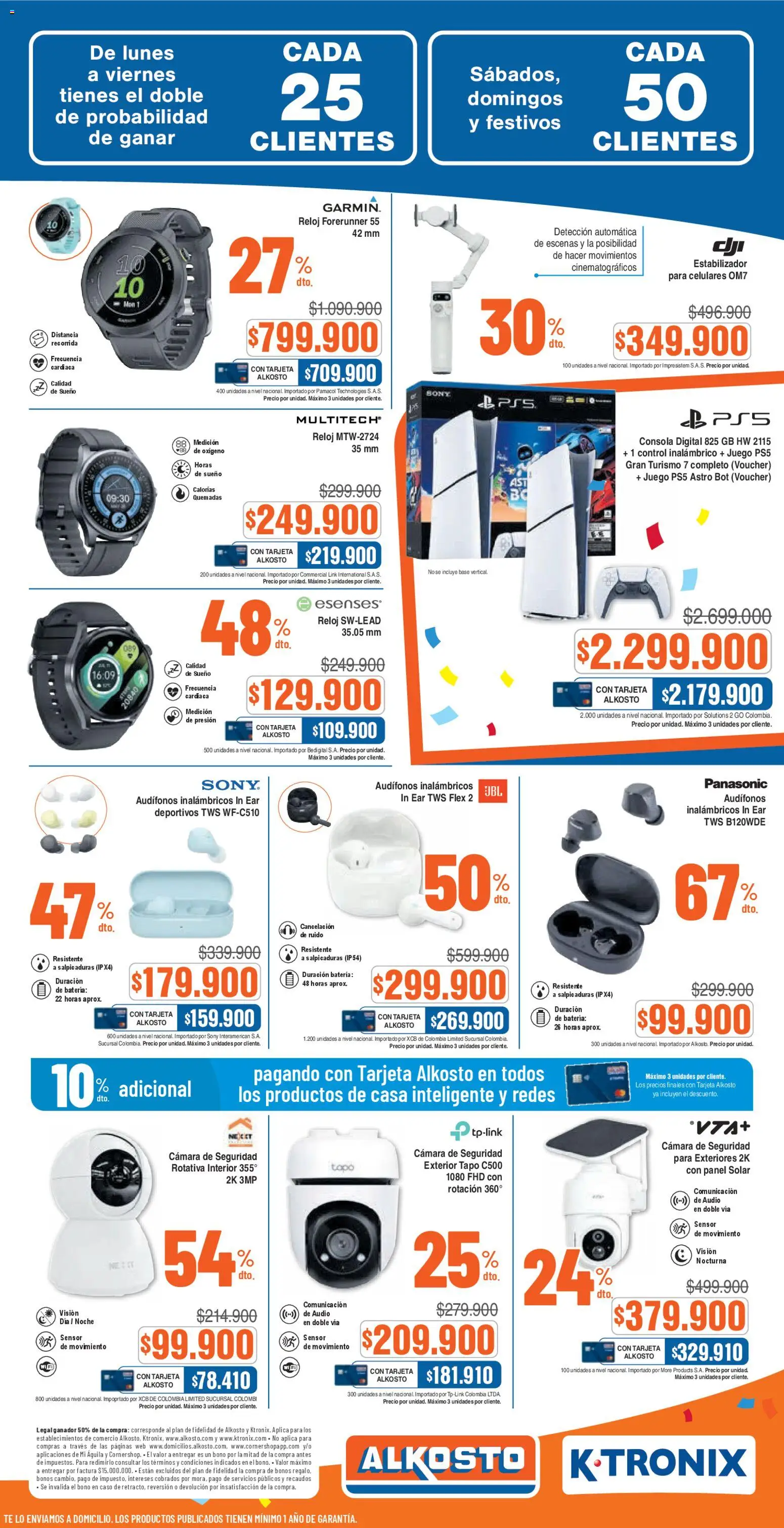 Ktronix revista - valida desde el 11.04.2026 | Página: 9 | Productos: Té, Audífonos, Juego, Batería