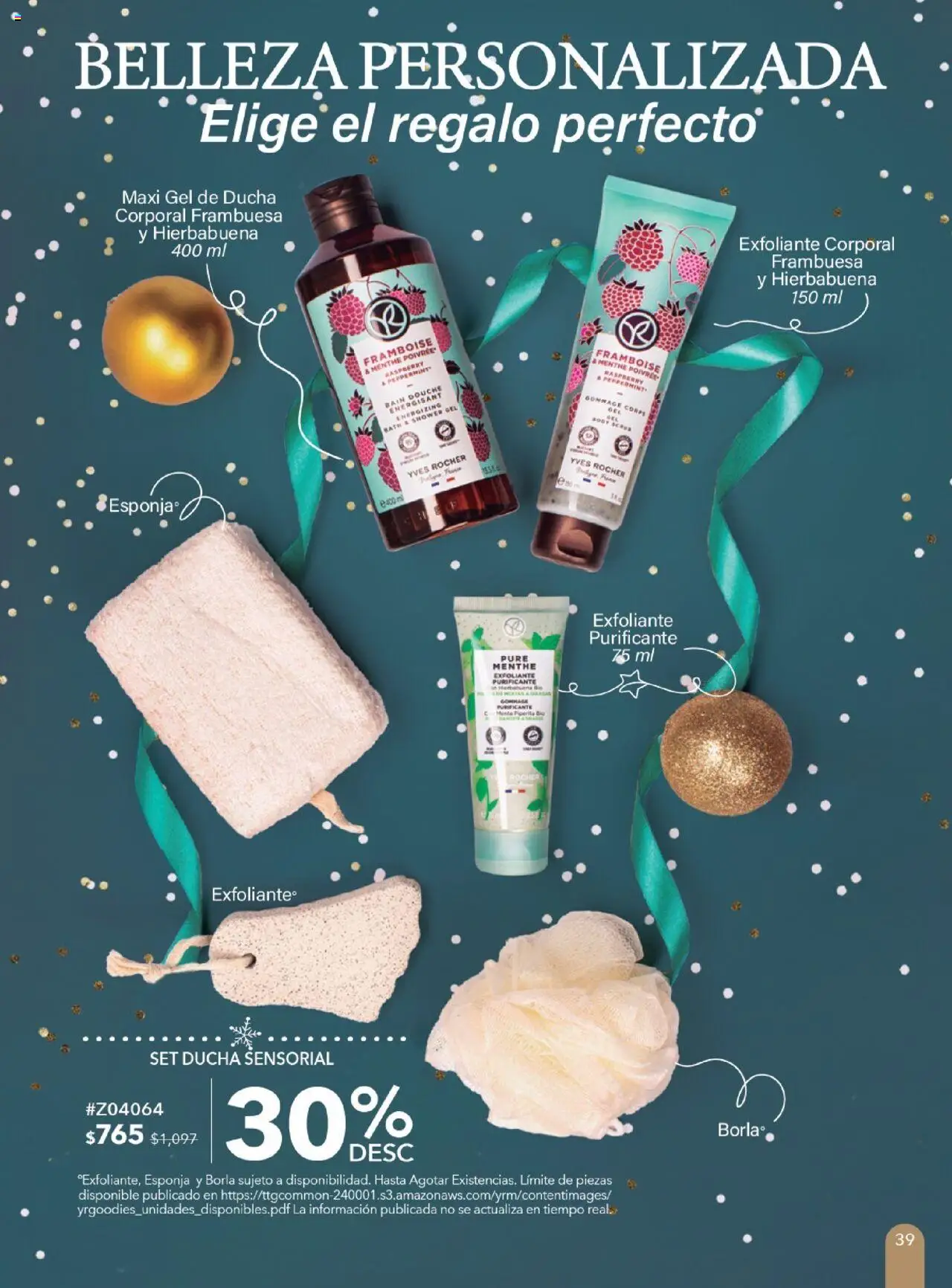 Nuevas ofertas de Yves Rocher válidas en toda la República Mexicana desde el 28.10.2025. ¡Encuentra las mejores ofertas en Yves Rocher - Campaña 15 2025! | Página: 39 | Productos: Esponja, Exfoliante corporal, Gel de ducha