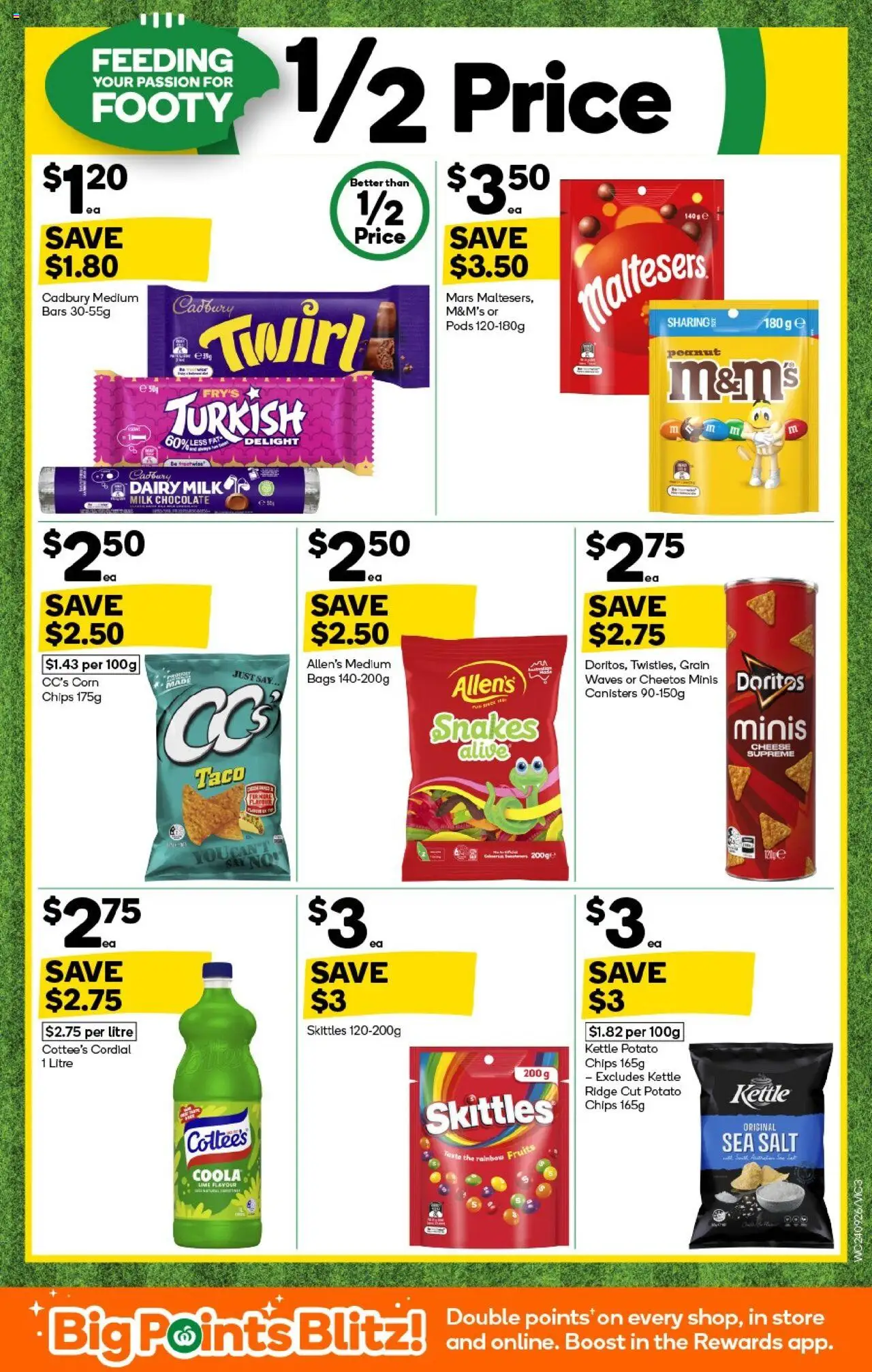 Woolworths catalogue - valid from 24.09.2025 | Page: 3 | Products: Milk, Dairy, Chips, Lime