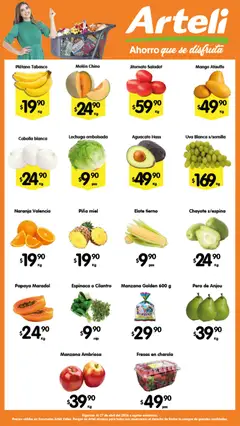 Vista previa de Arteli folleto Ofertas Valles, nuevo folleto de la tienda, válido en México a partir del 25.04.2026
