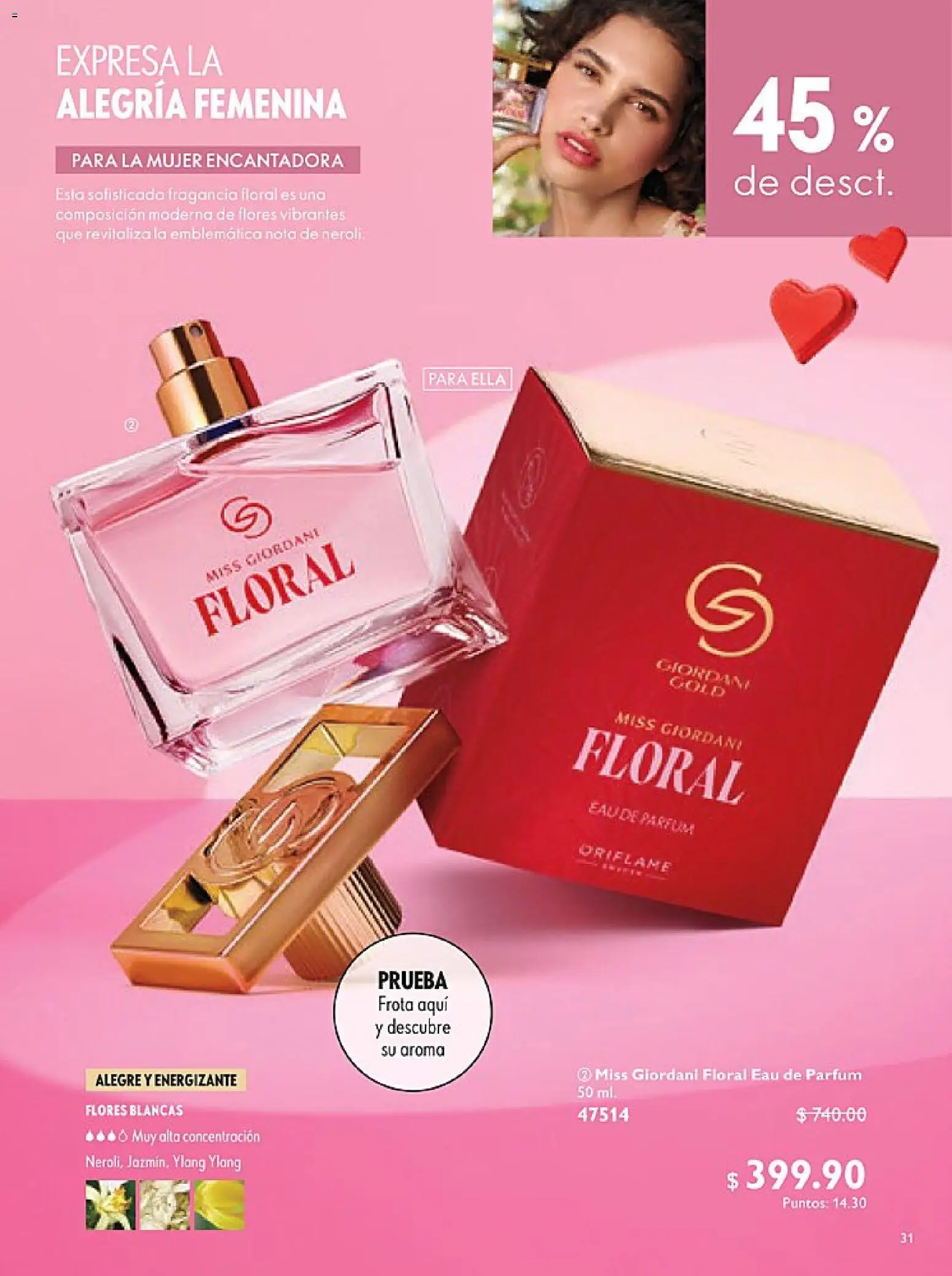 Nuevas ofertas de Oriflame válidas en toda la República Mexicana desde el 24.01.2026. ¡Encuentra las mejores ofertas en Oriflame campaña 2 2026! | Página: 31 | Productos: Fragancia
